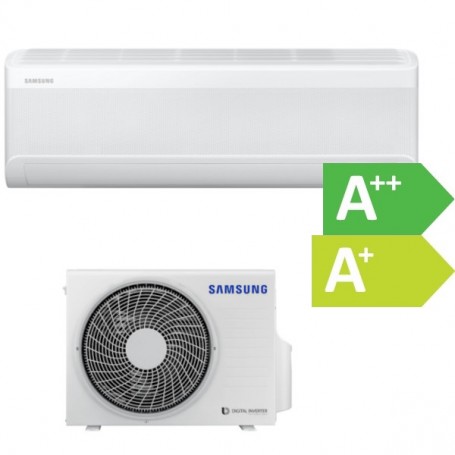 Samsung AR70F18C1AW Wind-Free, Climatisation avec Purificateur d'air, R32 Inverter Reversible 5 kW, jusqu'à 90 m², WiFi intégré