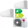 Lg Climatisation Bisplit R32 Inverter Reversible 2.5+2.5 kW, jusqu'à 35+35 m², WiFi intégré (Purificateur Air en option)