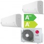 Lg Climatisation Bisplit R32 Inverter Reversible 3.5+3.5 kW, jusqu'à 50+50 m², WiFi intégré (Purificateur Air en option)