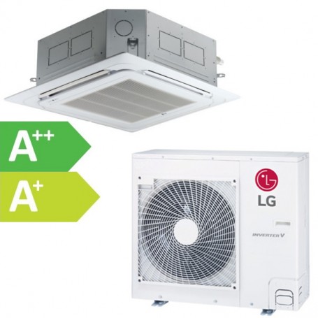 Lg UT36F Climatiseur à Cassette, R32 Inverter Reversible 10 kW, jusqu'à 200 m² (WiFi en option)