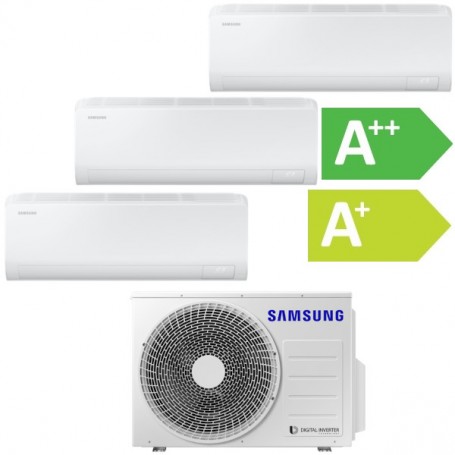 Samsung Climatisation Cebu Trisplit R32 Inverter 6 kW Reversible, jusqu'à 110 m², WiFi intégré (Purificateur en option)