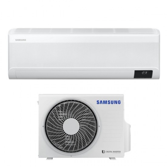 Samsung AR12TXEAAWK Wind-Free, Climatisation avec Purificateur d'air, R32 Inverter Reversible 4 kW, jusqu'à 60 m², WiFi intégré